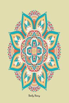 Daily Diary: Mandala Art Feather Pattern Writing Notebook Gift For Women