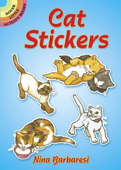 Paperback Cat Stickers Book