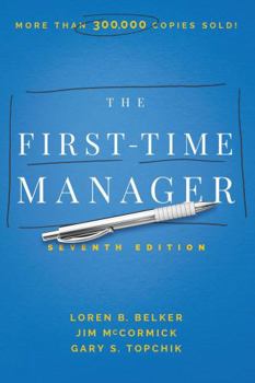 Hardcover The First-Time Manager Book