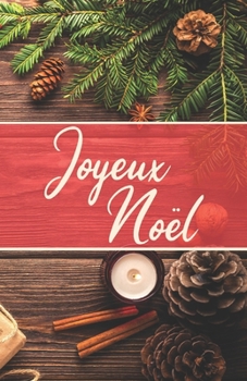 Paperback Joyeux No?l: Carnet de notes pointill?s - cadeau de No?l - bois et d?corations [French] Book