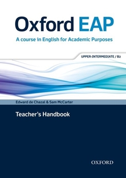 Paperback Oxford Eap Upper Intermediate Teachers Book & DVD ROM Pk [With DVD ROM] Book