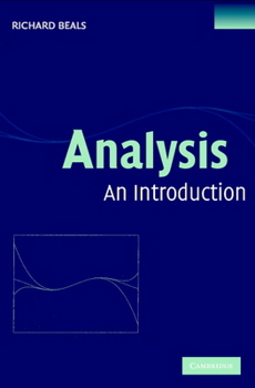 Paperback Analysis: An Introduction Book