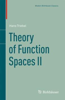 Paperback Theory of Function Spaces II Book