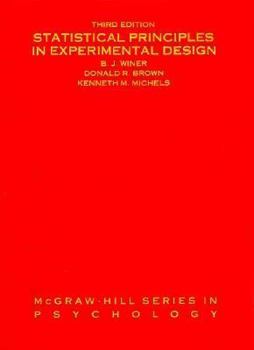 Hardcover Statistical Principles In Experimental Design Book