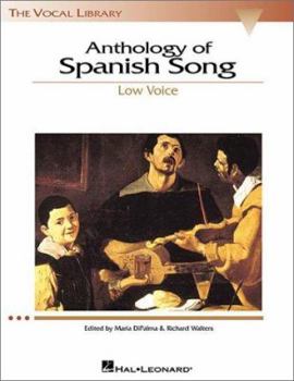 Paperback Anthology of Spanish Song: The Vocal Library Low Voice [Spanish] Book