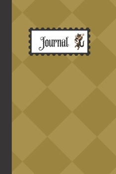 Journal: Cat Notebook / Journal Vintage Style Organiser, 100 Pages Ruled White Paper, Fun Cute Gift