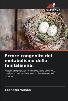 Paperback Errore congenito del metabolismo della fenilalanina [Italian] Book