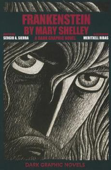 Paperback Frankenstein by Mary Shelley: A Dark Graphic Novel Book