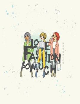 Notebook: Fashion Vogue Cover and Dot Pages, Extra Large (8.5 X 11) Inches, 110 Pages, Notebooks and Journals