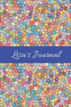 Paperback Lisa's Journal: Cute Personalized Name College-Ruled Notebook for Girls & Women - Blank Lined Gift Journal/Diary for Writing & Note Ta Book