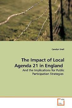 Paperback The Impact of Local Agenda 21 in England Book