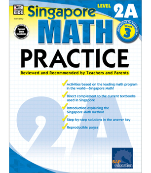 Paperback Math Practice, Grade 3: Reviewed and Recommended by Teachers and Parents Book