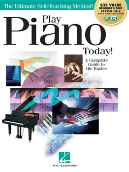 Paperback Play Piano Today! All-In-One Beginner's Pack: Includes Book 1, Book 2, Audio & Video Book