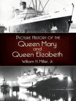 Paperback Picture History of the Queen Mary and the Queen Elizabeth Book
