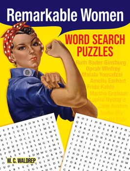 Paperback Remarkable Women Word Search Puzzles Book