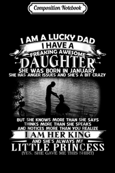 Composition Notebook: Freaking Awesome Daughter she was born in January  Journal/Notebook Blank Lined Ruled 6x9 100 Pages