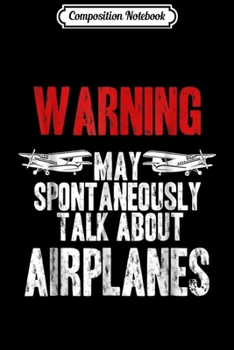 Composition Notebook: - Cool Cat Impersonate United States Air Force Pilot Journal/Notebook Blank Lined Ruled 6x9 100 Pages