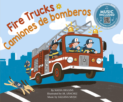 Hardcover Fire Trucks / Camiones de Bomberos [Multiple Languages] Book