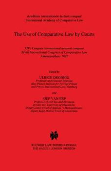 Hardcover The Use of Comparative Law by Courts Book