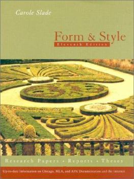 Paperback Form and Style, Eleventh Edition Book