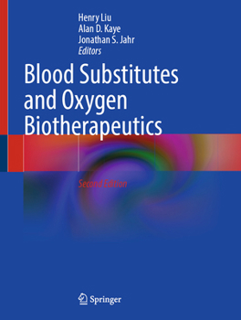 Hardcover Blood Substitutes and Oxygen Biotherapeutics Book