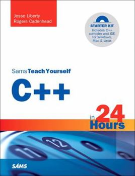 Paperback Sams Teach Yourself C++ in 24 Hours [With CDROM] Book