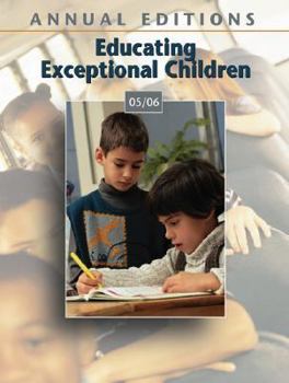 Paperback Annual Editions: Educating Exceptional Children 05/06 Book