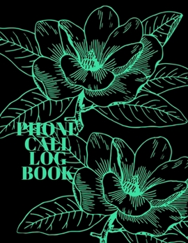 Paperback Phone Call Log Book: Phone Message Voice Mail, Telephone Memo Notebook, Journal Book With Space For 400 Records, 4 Messages Per Page (Phone Book