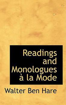 Paperback Readings and Monologues a la Mode Book