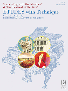 Paperback Etudes with Technique, Book 4 Book