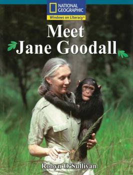 Paperback Windows on Literacy Fluent Plus (Science: Science Inquiry): Meet Jane Goodall Book