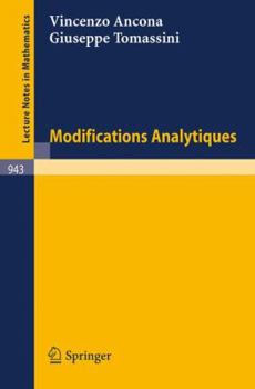 Paperback Modifications Analytiques [French] Book