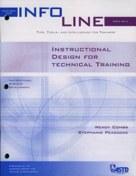 Paperback Instructional Design for Technical Training Book