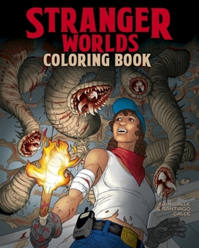 Paperback Stranger Worlds Coloring Book