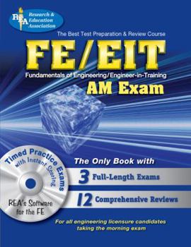 Paperback Fe - EIT: Am (Engineer in Training Exam) W/CD-ROM Book
