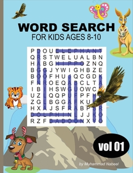 Paperback Word Search for Kids Ages 8-10 - Vol 1: Puzzle Activity Workbook for Clever Kids - Large Size Print Book