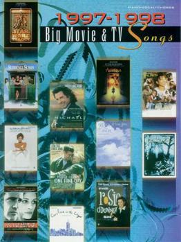 Paperback 1997-1998 Big Movie & TV Songs: Piano/Vocal/Chords Book