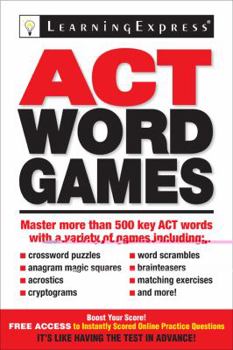 Paperback ACT Word Games Book