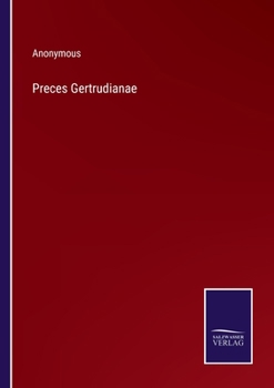 Paperback Preces Gertrudianae Book