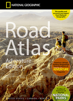 Spiral-bound National Geographic Road Atlas 2024: Adventure Edition [United States, Canada, Mexico] Book