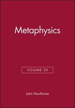Paperback Metaphysics, Volume 20 Book