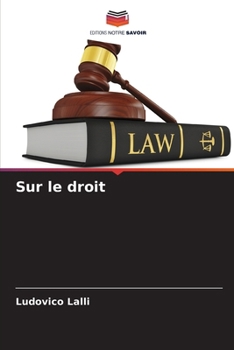 Paperback Sur le droit [French] Book