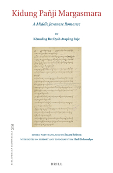 Hardcover Kidung Pañji Margasmara: A Middle Javanese Romance Book