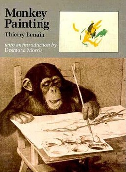 Hardcover Monkey Painting Book