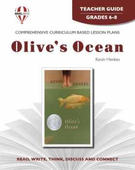 Paperback Olive's Ocean - Teacher Guide by Novel Units Book
