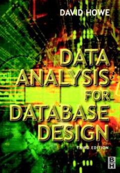 Paperback Data Analysis for Database Design Book