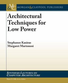 Paperback Architectural Techniques for Low Power Book