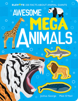 Hardcover Awesome Mega Animals Book