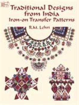 Paperback Traditional Designs from India Iron-On Transfer Patterns Book