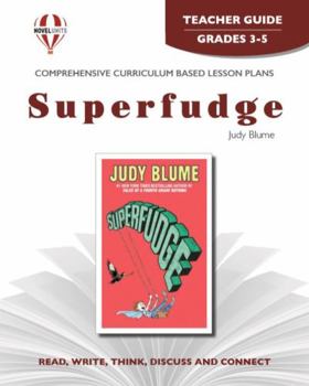 Paperback Superfudge - Teacher Guide by Novel Units Book
